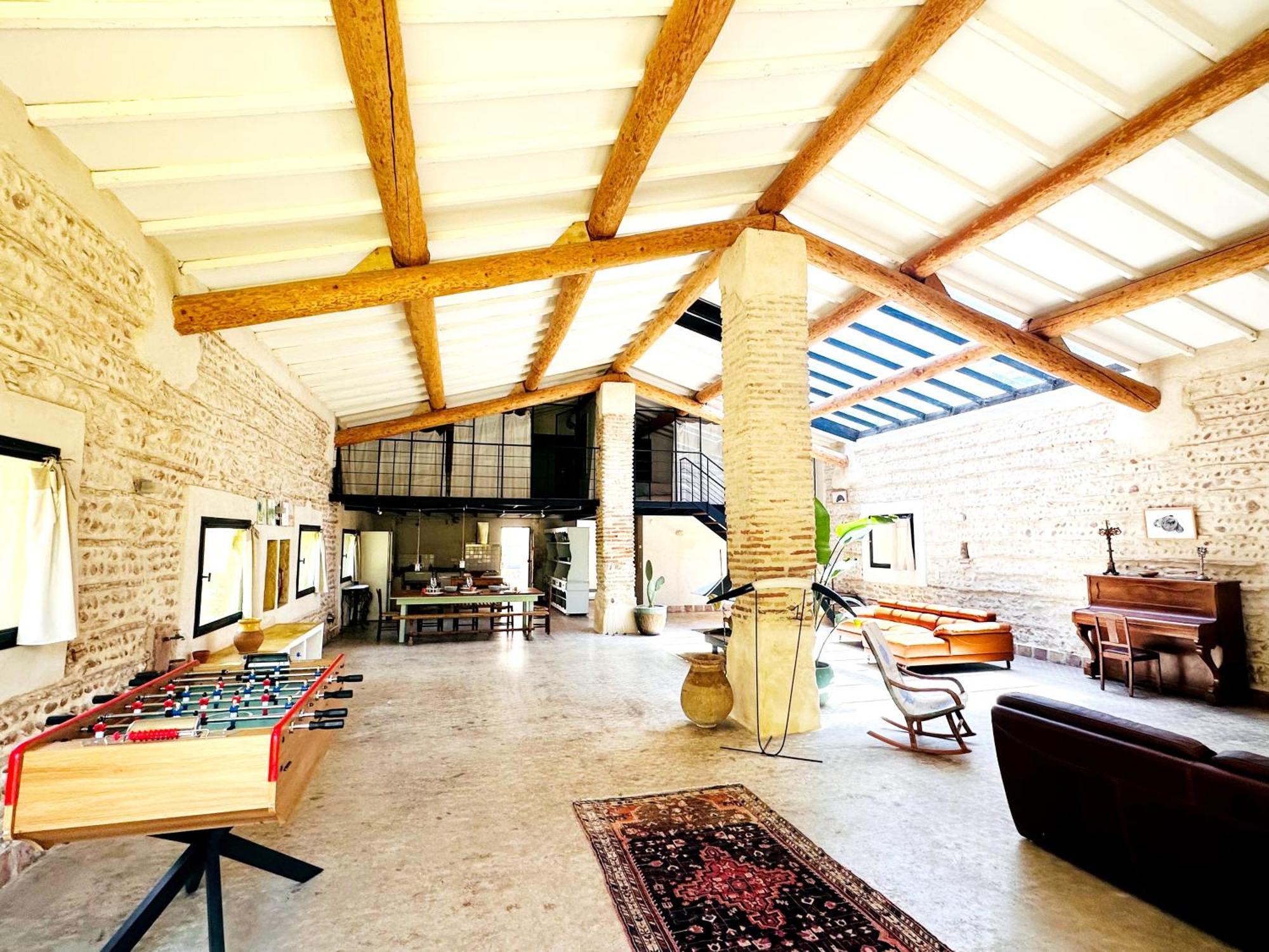 Magnifique Loft - Piscine - Tennis - Babyfoot Ним Экстерьер фото