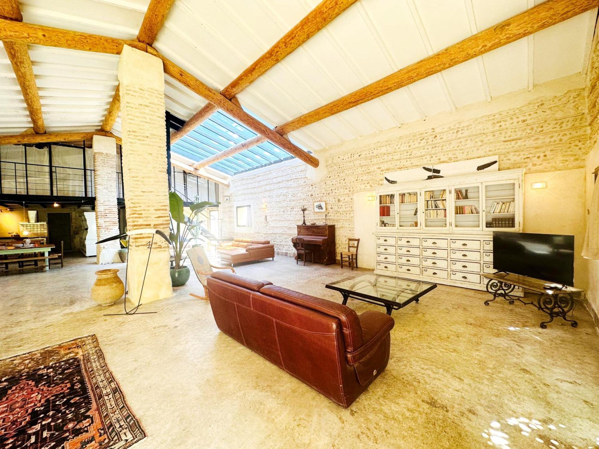 Magnifique Loft - Piscine - Tennis - Babyfoot Ним Экстерьер фото